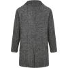 WULFUL Boys Wool Coat Single Breasted Trench Coat Winter Pea Coat