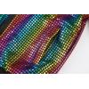 WULFUL Kids Boys Girls Fashion Hoodies 70s Disco Costume Party Sequin Metallic Sweatshirts with Pocket(Multicolor)