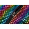 WULFUL Kids Boys Girls Fashion Hoodies 70s Disco Costume Party Sequin Metallic Sweatshirts with Pocket(Multicolor)