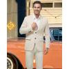 WULFUL Mens Casual Blazer Suit Jackets Slim Fit Two Button Sport Coats Lightweight Business Jacket