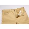 WULFUL Men’s Ripped Jeans Slim Fit Skinny Stretch Comfy Denim Jeans Pants(Khaki)