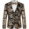 WULFUL Men’s Suit 3 Piece Slim Fit One Button Solid Blazer Jacket Vest Pants Set