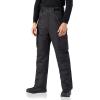 WULFUL Men’s Waterproof Insulated Ski Snow Pants Winter Snowboarding Cargo Pants with Multi-Pockets(Black)