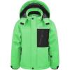 WULFUL Boy’s Winter Waterproof Ski Coat Kids Windproof Snow Jacket with Detachable Hood(Green)