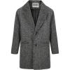 WULFUL Boys Wool Coat Single Breasted Trench Coat Winter Pea Coat