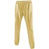 WULFUL Kids Boys Metallic 70s Disco Costume Sequin Party Jogger Pants(Gold02)