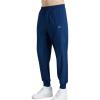 WULFUL Men’s Athletic Running Joggers Workout Gym Pants Lightweight Track Casual Pant with Zipper Pockets(Navy)