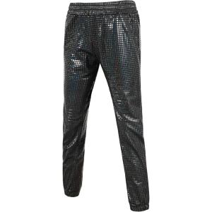 WULFUL Kids Boys Metallic 70s Disco Costume Sequin Party Jogger Pants(Black)
