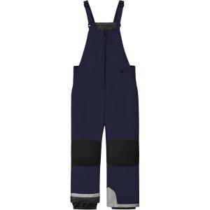 WULFUL Kids Waterproof Ski Bib Boys Girls Winter Snow Pants(Navy)