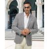 WULFUL Mens Casual Sport Coat Blazer Lightweight One Button Suit Jackets