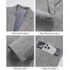 WULFUL Mens Casual Sport Coat Blazer Lightweight One Button Suit Jackets