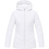 WULFUL Girl’s Winter Waterproof Coat Warm Hooded Parka Jacket Long(White)