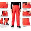 WULFUL Men’s Waterproof Insulated Ski Snow Pants Winter Snowboarding Cargo Pants with Multi-Pockets