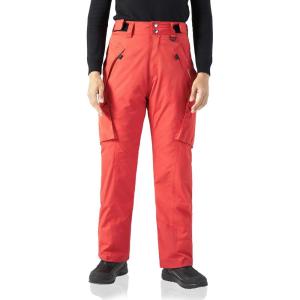 WULFUL Men’s Waterproof Insulated Ski Snow Pants Winter Snowboarding Cargo Pants with Multi-Pockets