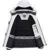 WULFUL Women’s Waterproof Snow Ski Jacket Mountain Windproof Winter Coat with Detachable Hood