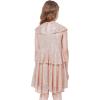 WULFUL Girls Sequin Dress Sparkly Party A-line Flutter Neckline Dual-Layer Holiday Prom Formal Dresses 5-12Y(Champagne)