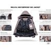 WULFUL Men’s Waterproof Ski Jacket Warm Winter Coats Windproof Winter Jackets for Men Fleece Lined Windbreaker with Hood(Light Brown)