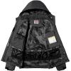 WULFUL Men’s Waterproof Ski Jacket Warm Winter Coats Windproof Winter Jackets for Men Fleece Lined Windbreaker with Hood