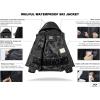 WULFUL Men’s Waterproof Ski Jacket Warm Winter Coats Windproof Winter Jackets for Men Fleece Lined Windbreaker with Hood