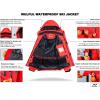 WULFUL Men’s Waterproof Ski Jacket Warm Winter Snow Coat Mountain Windbreaker