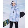 WULFUL Women’s Waterproof Ski Jacket Warm Winter Coats Windproof Winter Jackets for Women Fleece Lined Windbreaker with Hood(Digital Printing-06-n2)