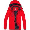 WULFUL Men’s Waterproof Ski Jacket Warm Winter Snow Coat Mountain Windbreaker