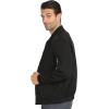 WULFUL Mens Casual Lightweight Jacket Softshell Flight Bomber Jacket Varsity Windbreaker(Black)