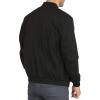 WULFUL Mens Casual Lightweight Jacket Softshell Flight Bomber Jacket Varsity Windbreaker(Black)