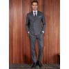 WULFUL Mens Suit 3 Piece Slim Fit Suits for Men One Button Blazer Jacket Pants Tuxedo Suit Set for Prom, Wedding and Business