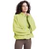 WULFUL Women’s Full Zip Cropped Sweatshirt Long Sleeve Stand Collar Casual Jacket Short(Green)