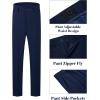 WULFUL Boys’ Slim Fit Formal Suit Set,3 Piece Suit with Extra Bow Tie for Boys Teens Wedding Casual Summer Outfit(Navy)