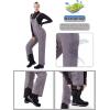 WULFUL Womens Insulated Snow Bibs Waterproof Winter Ski Pants Snowboarding Overalls(Dark Grey)
