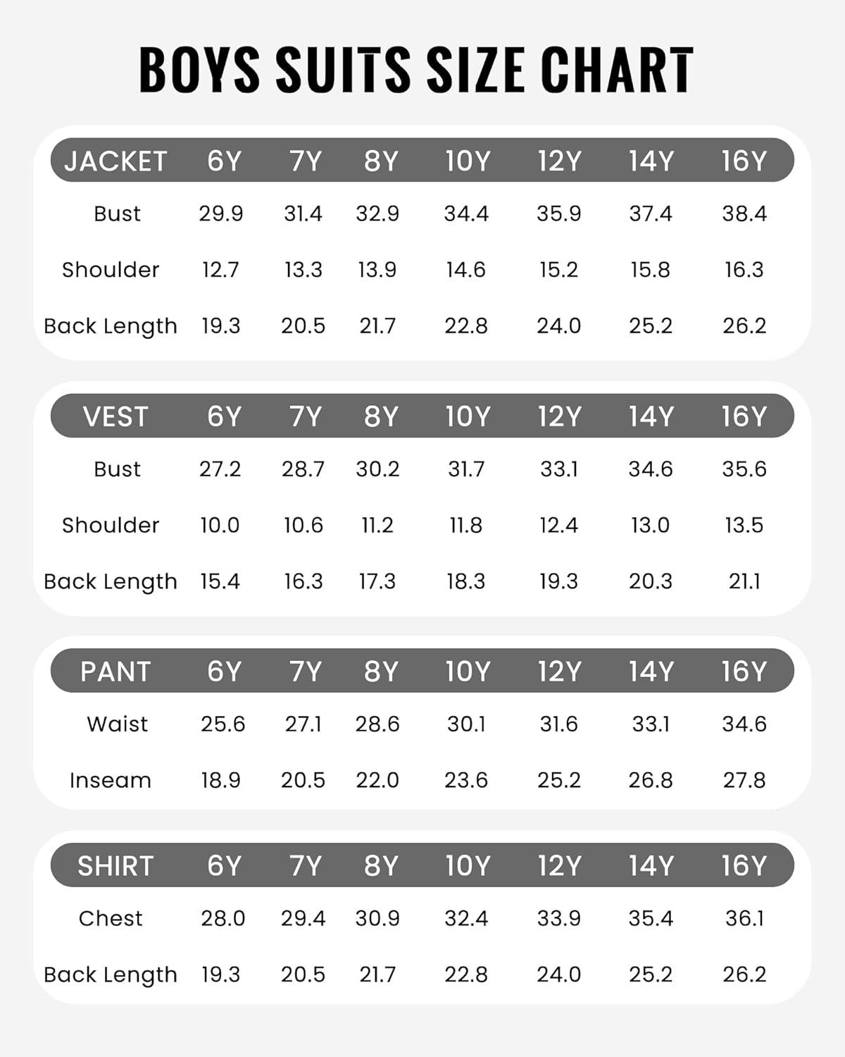 imageWULFUL Boys Formal Suit SetSlim Fit Tuxedo Wedding Suit 616 Years with Adjustable WaistRoyal Blue
