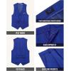 WULFUL Boys’ Formal Suit Set,Slim Fit Tuxedo Wedding Suit 6-16 Years with Adjustable Waist(Royal Blue)