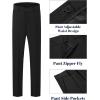 WULFUL Boys’ Slim Fit Suit 3 Pieces:Jacket, Pants, Shirt,Summer Suit Set for Teens Boys Wedding Beach with Extra Bow Tie(Black)