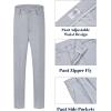 WULFUL Boys’ Slim Fit Suit 3 Pieces:Jacket, Pants, Shirt,Summer Suit Set for Teens Boys Wedding Beach with Extra Bow Tie(Grey)