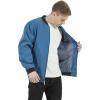 WULFUL Mens Casual Lightweight Jacket Softshell Flight Bomber Jacket Varsity Windbreaker