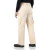 WULFUL Men’s Waterproof Insulated Ski Snow Pants Winter Snowboarding Cargo Pants with Multi-Pockets(Light Khaki)