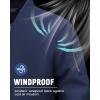 WULFUL Men’s Lightweight Bomber Jacket Casual Windbreaker Zip Up Coat Spring Fall Streetwear with Pockets for Travel Work(Navy)