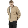 WULFUL Men’s Lightweight Jackets Casual Windbreaker Stylish Light Golf Work Dress Business(Dark Khaki)