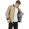 WULFUL Men’s Lightweight Jackets Casual Windbreaker Stylish Light Golf Work Dress Business(Dark Khaki)