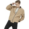 WULFUL Men’s Lightweight Jackets Casual Windbreaker Stylish Light Golf Work Dress Business(Dark Khaki)