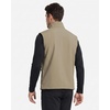 WULFUL Men’s Windproof Lightweight Golf Vest Outerwear with Pockets Softshell Sleeveless Jacket for Running Hiking Sports(Khaki)