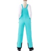 WULFUL Womens Insulated Snow Bibs Waterproof Winter Ski Pants Snowboarding Overalls Aqua