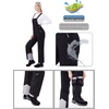 WULFUL Womens Insulated Snow Bibs Waterproof Winter Ski Pants Snowboarding Overalls Black
