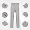 Men’s 2 Piece Slim Fit Suit Set One Button Blazer Solid Jacket Pants Tuxedo Set, Suits for Prom Party Wedding & Business(Light Gray)