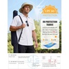 WULFUL Men’s Sun Protection Fishing Shirts UPF 50+ Lightweight Quick Dry Cooling Short Sleeve Shirts for Work Hiking Safari(Solid White)