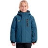 WULFUL Girl’s Waterproof Ski Jacket Winter Warm Fleece Lined Snow Coat with Removable Hood for Kids Skiing Snowboarding(Blue)