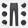 WULFUL Men’s 2 Piece Suit, One Button Slim Fit Solid Jacket and Pants Set, Suits for Men Prom Party Wedding & Business(Dark Grey)