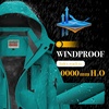 WULFUL Boy’s Winter Waterproof Ski Coat Kids Thick Fleece Snow Jacket Outdoor Windproof Coat(Aqua)